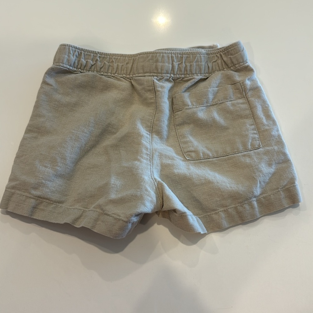 Janie and Jack Tan Shorts Elastic Waist Size 2T - Picture 3 of 3